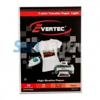 Papel Transfer Evertec Light A4 160g x 10 hojas