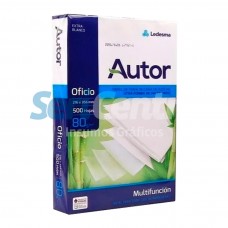 Resma Autor Oficio Legal 21.6x35.6 80g