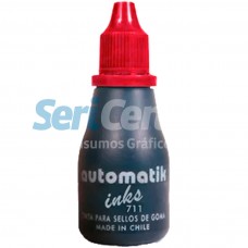 Tinta para sellos rojo x 25 cc