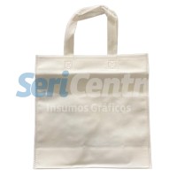 Bolsa friselina con manija 30x30cm