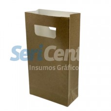 Bolsa Sublimable Cartulina Kraft 22 x 12 x 6,5cm