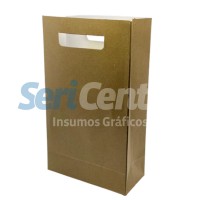 Bolsa Sublimable Cartulina Kraft 34 x 20 x 9,5cm