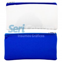 Cartuchera neoprene azul 23x11cm