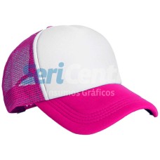 Gorra trucker fucsia