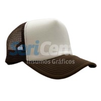 Gorra trucker marron