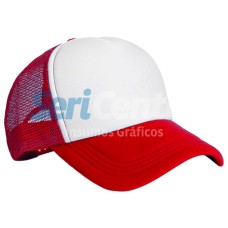 Gorra trucker roja