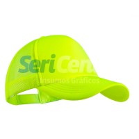 Gorra trucker amarilla fluo 