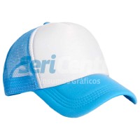 Gorra trucker celeste