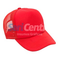 Gorra trucker roja