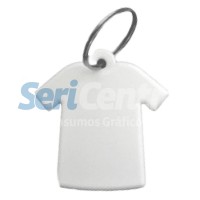 Llavero símil cuero camiseta