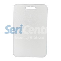 Credencial vertical con agujero x5 unidades