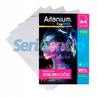 Papel para sublimar artanium A4 secado rapido