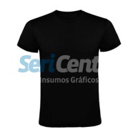 Remera Negra Algodón Dama