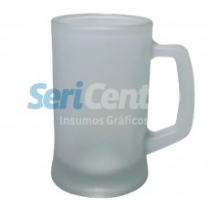 Chopp de vidrio esmerilado