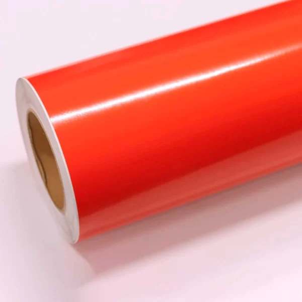 Vinilo McCAL 3607 Rojo Anaranjado Transparente (61cm)