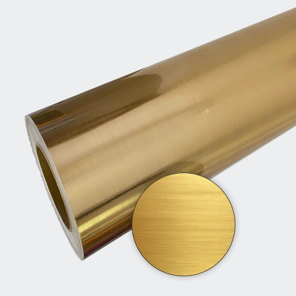 Vinilo McCAL Cepillado Oro Metalizado (61cm)