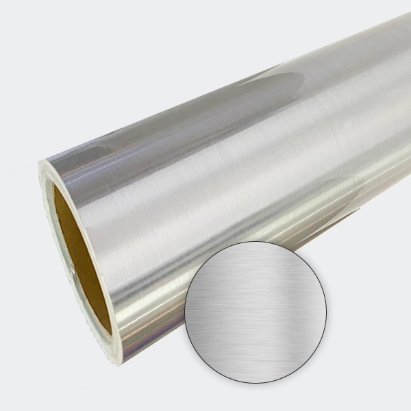 Vinilo McCAL Cepillado Plata Metalizado (61cm)