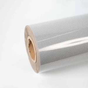 Vinilo Reflectivo Panal De Abeja Blanco (61cm)