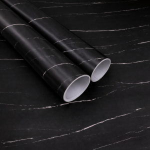 Vinilo Simil Mármol Black Mirage L9111