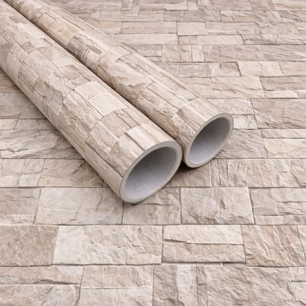 Vinilo Simil Piedra Caliza Clara P647B