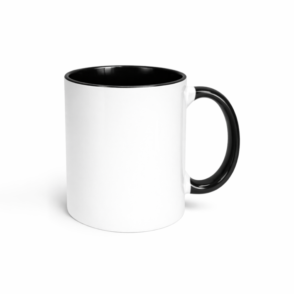 Taza Cerámica Importada con Interior y Asa Color