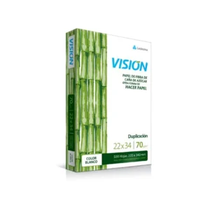 Resma Vision Oficio 70g 500 hojas papel caña de azúcar